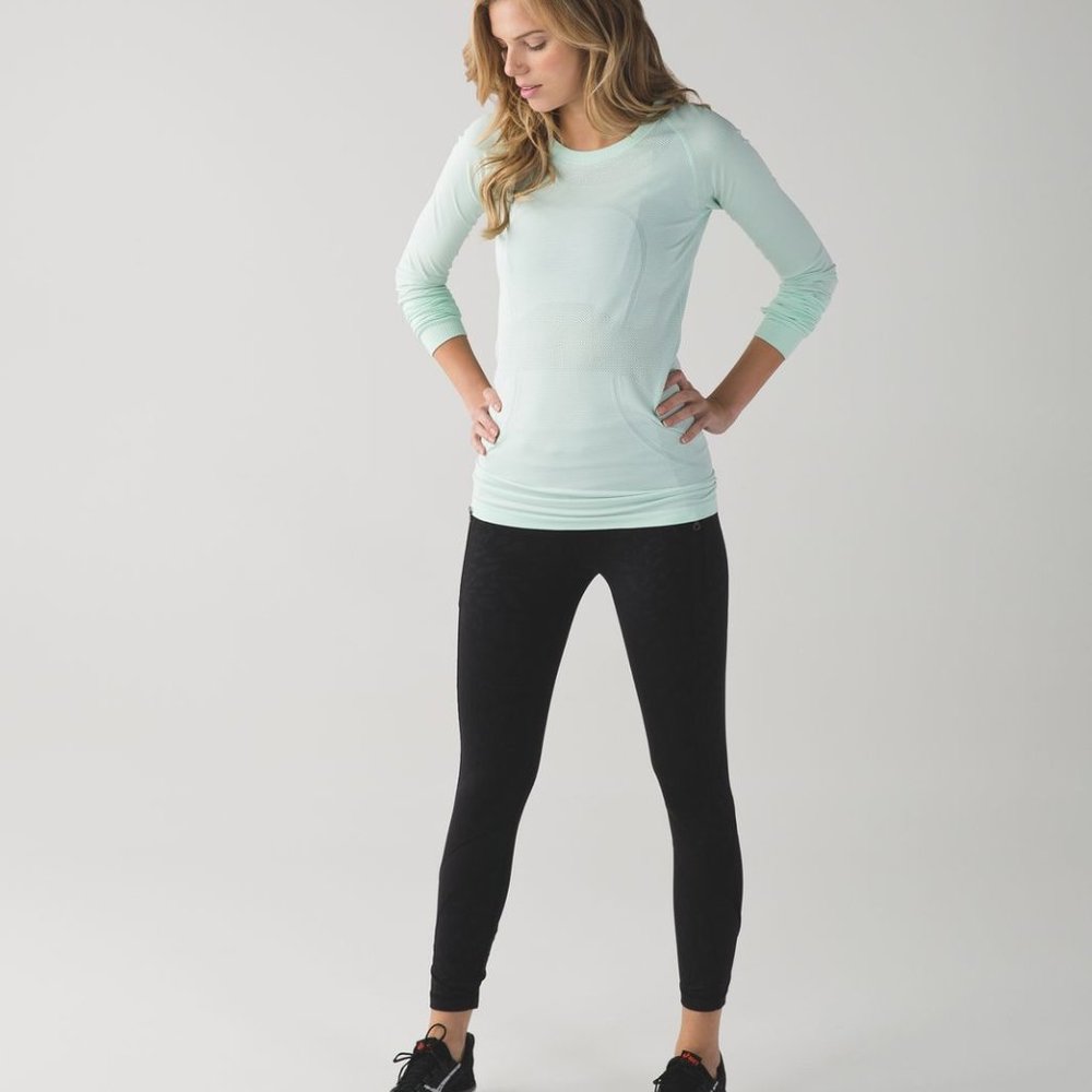 Lululemon Swifly Tech Long Sleeve - Mint Green